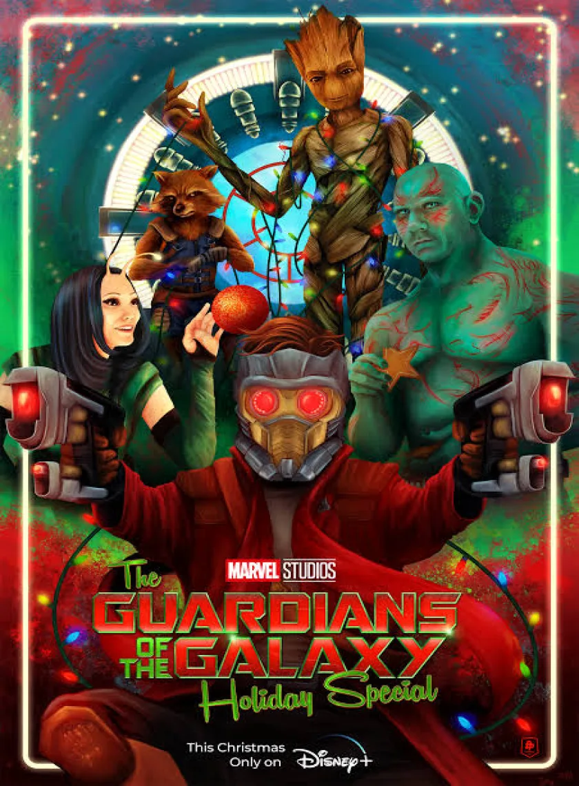 The Guardians of the Galaxy Holiday Special (2022) (Hindi HQ Dub + English) Dual Audio MCU Hollywood Movie HD ESub